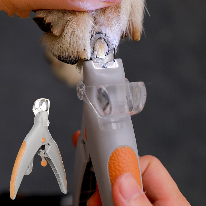 LED Pet Nail Clipping Scissors Grooming Tool