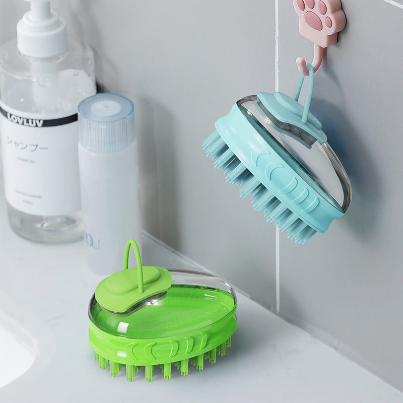 Pet Bath Massage Brush For Grooming And Cleaning