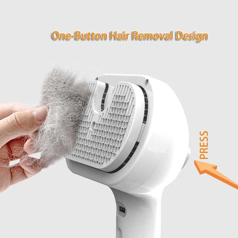Self Cleaning Pet Grooming Dematting Comb Mist Brush