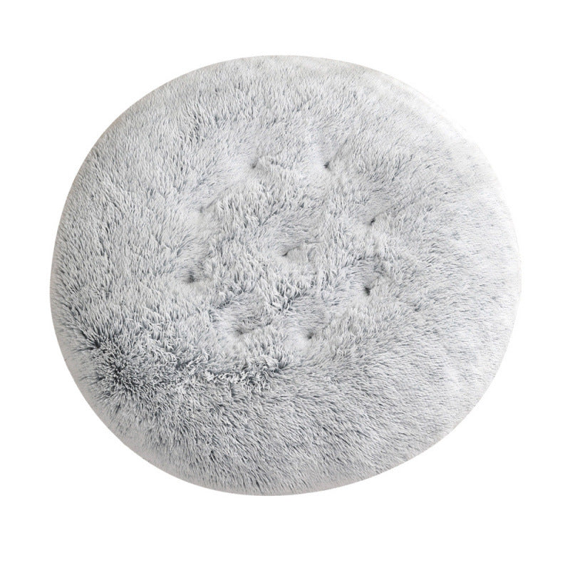 Plush Warm Round Pet Sleep Mat Bed