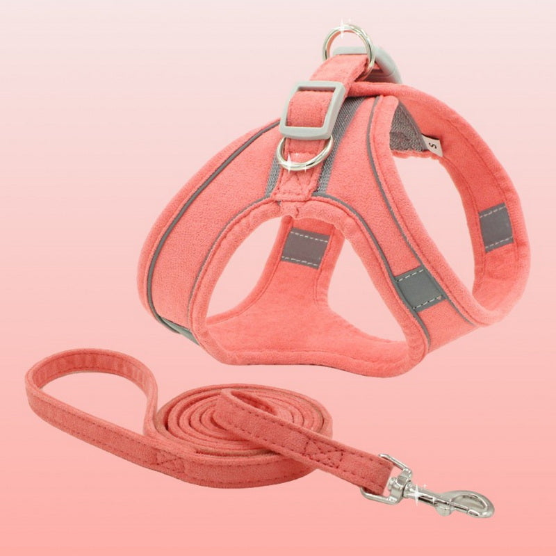 Vest Style Pet Chest Harness With Leash