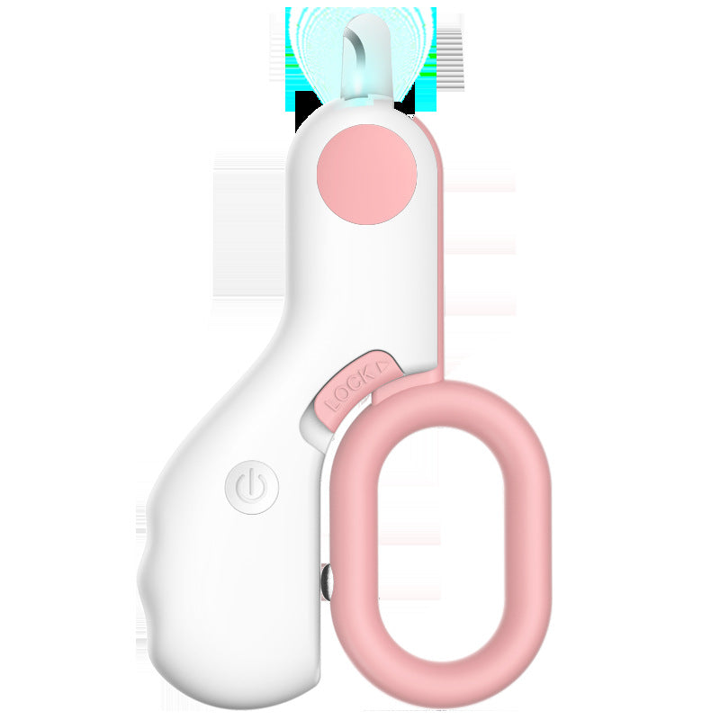 LED Mini ABS Pet Nail Trimmer Tool
