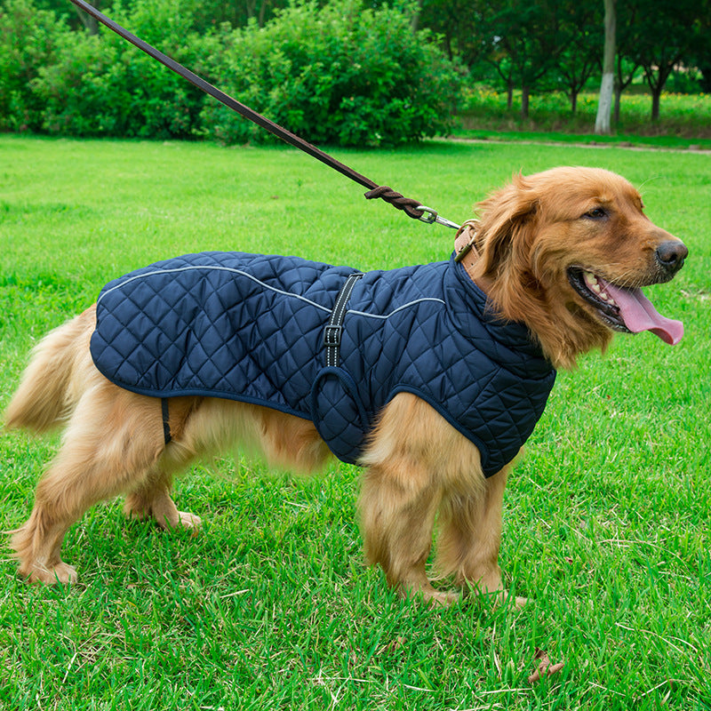 Adjustable Warm Cotton Pet Jacket