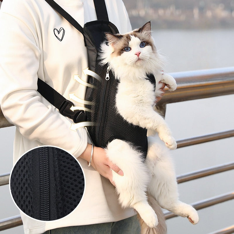 Breathable Pet Backpack Carrier For Small Pets Hiking Travel