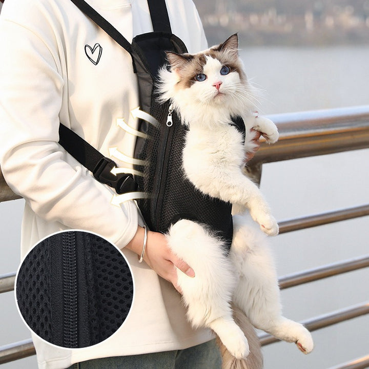 Breathable Pet Backpack Carrier For Small Pets Hiking Travel