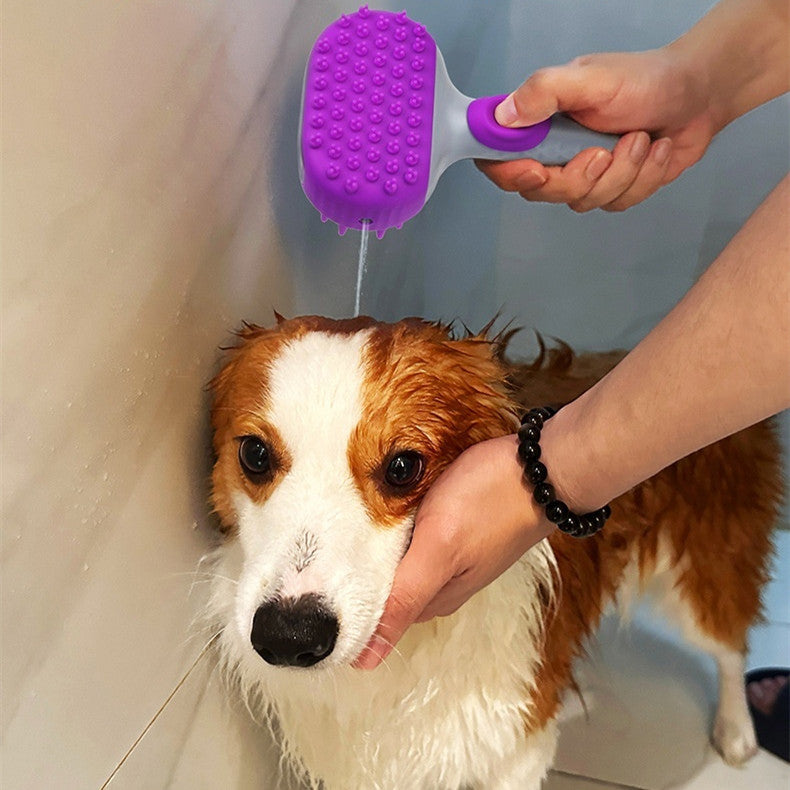 Pet Bath Brush For Grooming And Cleaning Hair