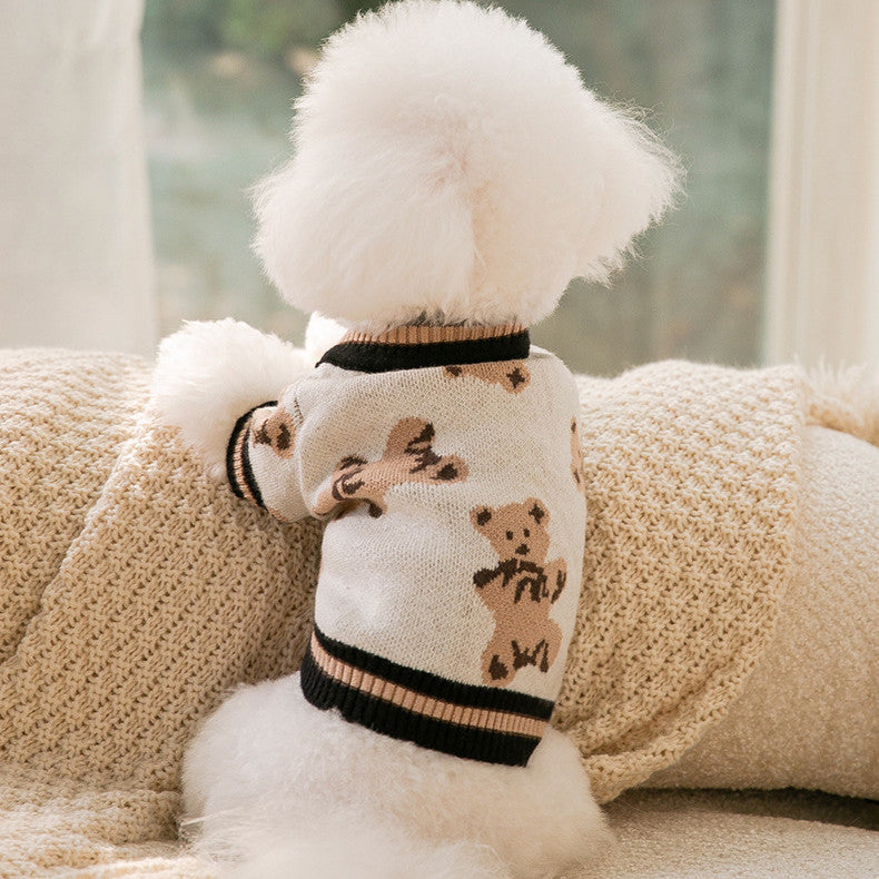 Pet Warm Knitted Sweater Winter Clothing