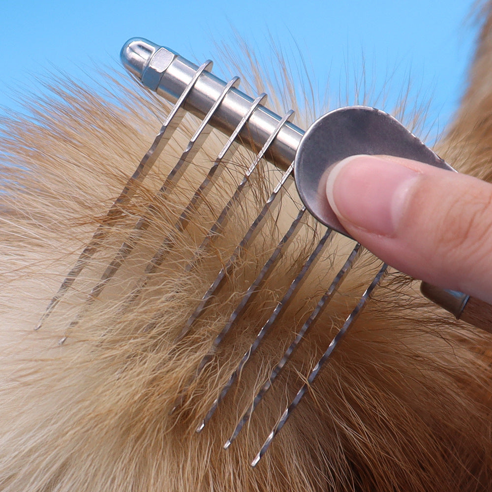 Pet Grooming Brush Knot And Fur Removal Tool
