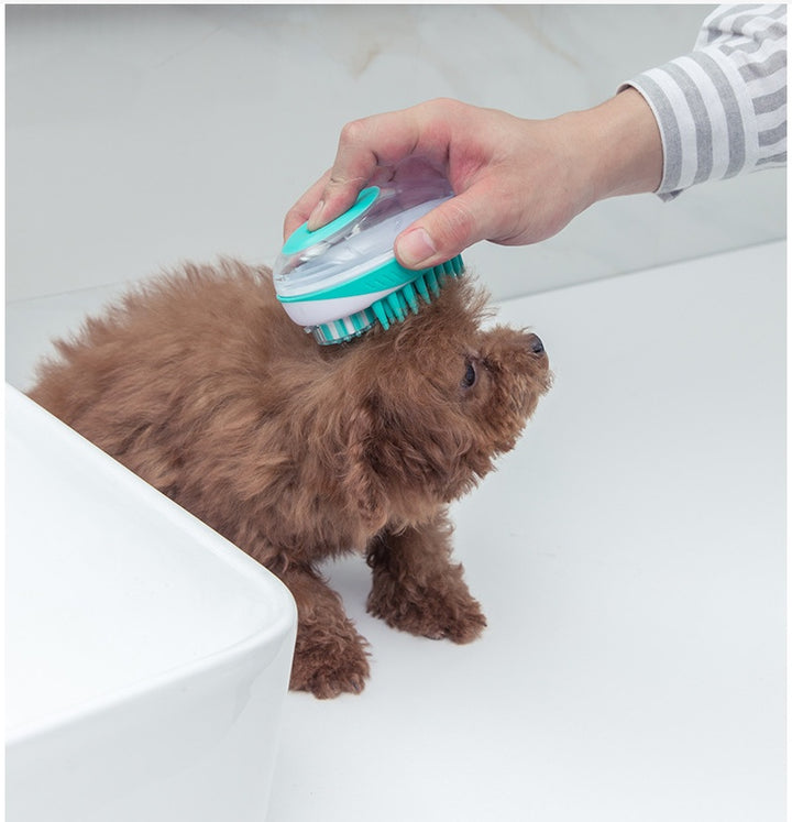 Pet Bath Massage Brush For Grooming And Cleaning