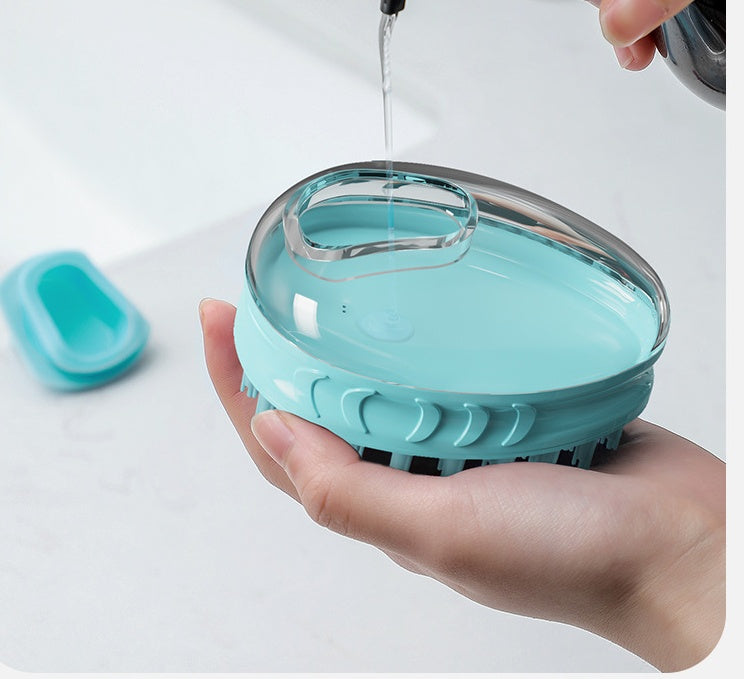 Pet Bath Massage Brush For Grooming And Cleaning