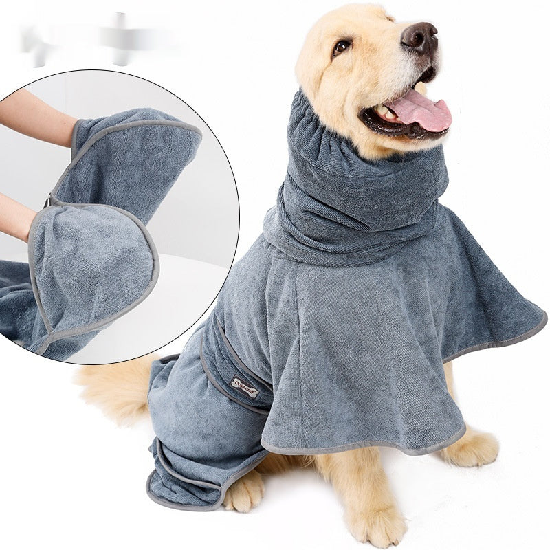 Highly Absorbent Pet Cotton Bath Towel Quick Drying