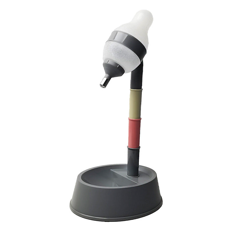 Automatic Pet Water Dispenser With Adjustable Height Feeder Bowl